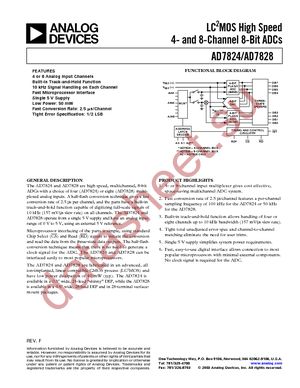 AD7824KRZ datasheet  